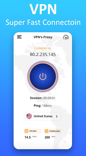 XXVPN - XX VPN Master - Super Ultra VPN ภาพหน้าจอ 1