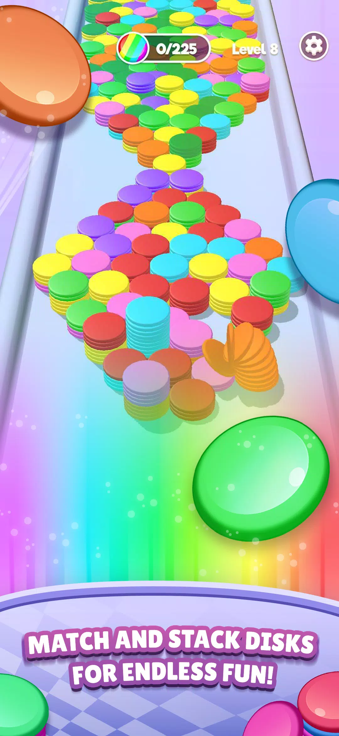 Stack Blast - Disk Shooter Captura de pantalla 0