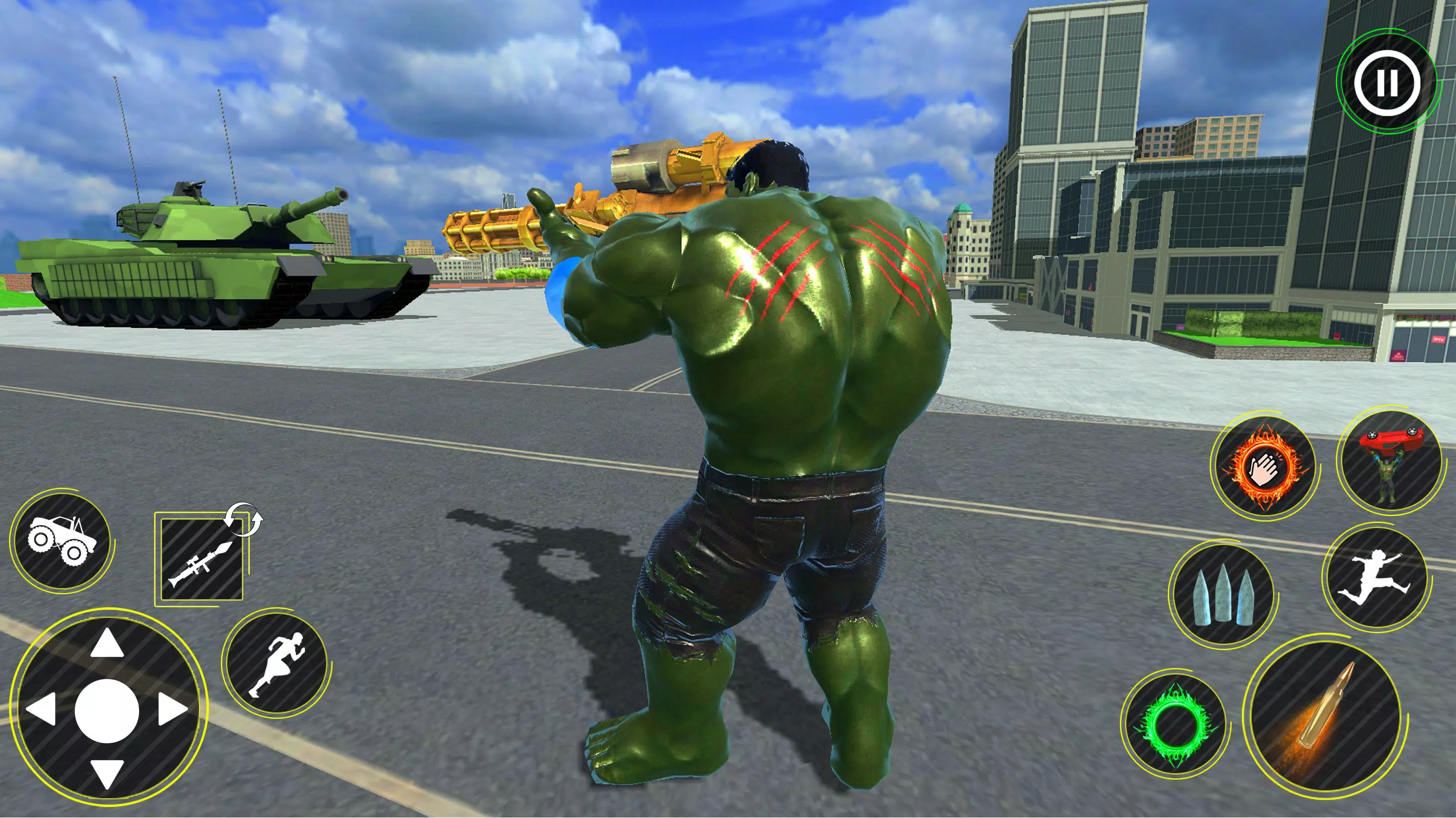 Incredible Monster Hero 3D War 스크린샷 2