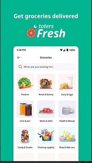 Toters: Food Delivery & More স্ক্রিনশট 2