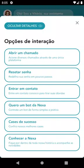 Vitória - Assistente Virtual N Скриншот 2