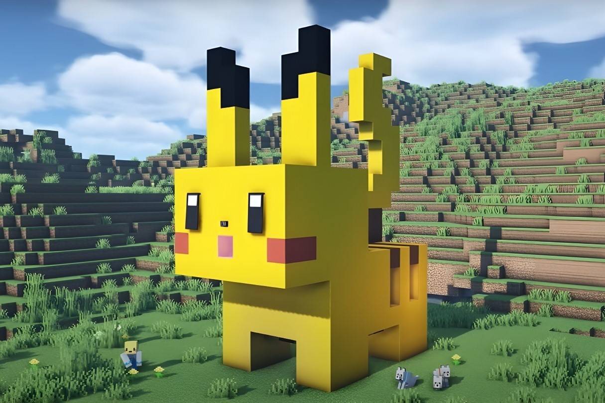 Nettes Pikachu -Haus