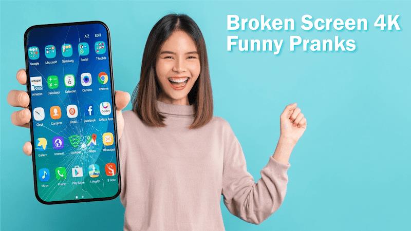 Broken Screen 4K Pranks Funny स्क्रीनशॉट 3