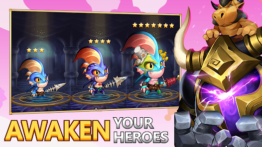 Heroes Legend: Idle Battle War Mod Ảnh chụp màn hình 1