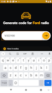 Ford radio code generator Screenshot 1