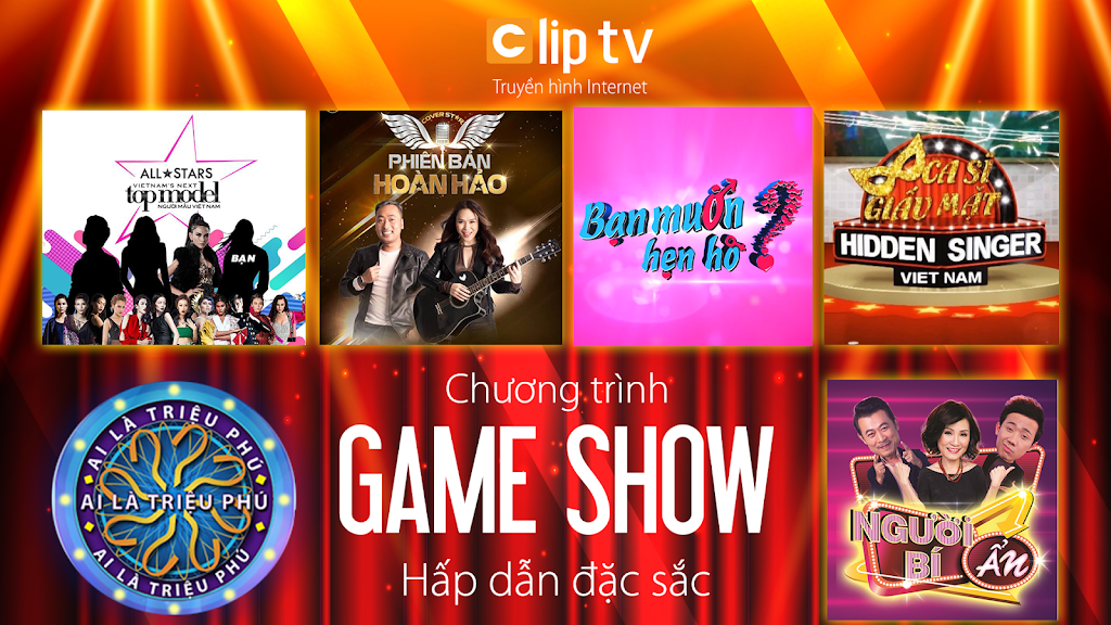 Clip TV for Android TV ဖန်သားပြင်ဓာတ်ပုံ 1