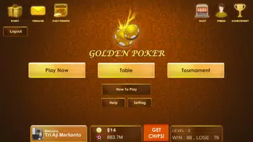 Golden Poker Tangkapan skrin 1