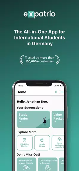 Expatrio - Study in Germany ภาพหน้าจอ 0