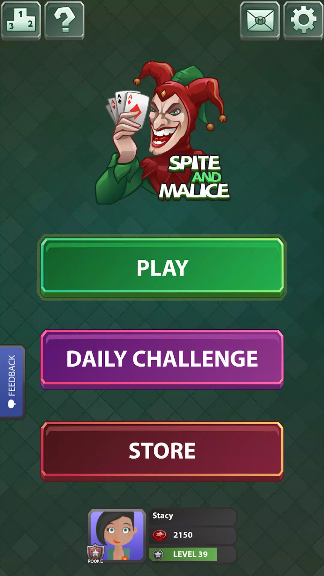 Spite & Malice - No Wifi Game ภาพหน้าจอ 3