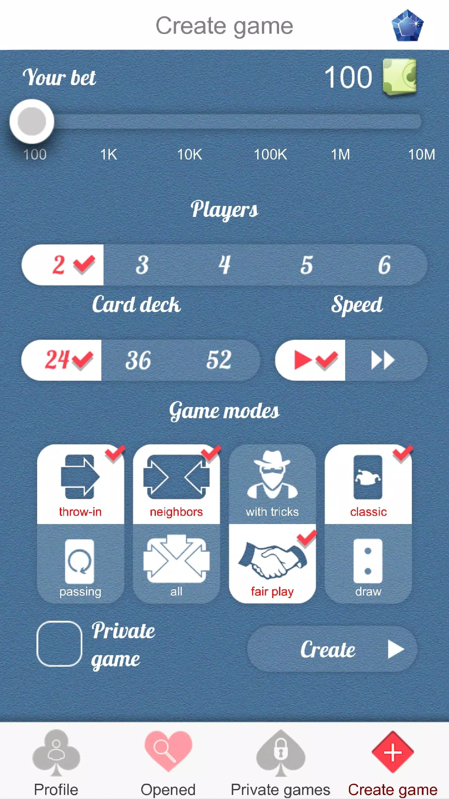 Durak Online Captura de pantalla 2