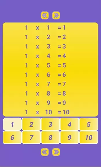 Multiplication Table: Math ภาพหน้าจอ 0