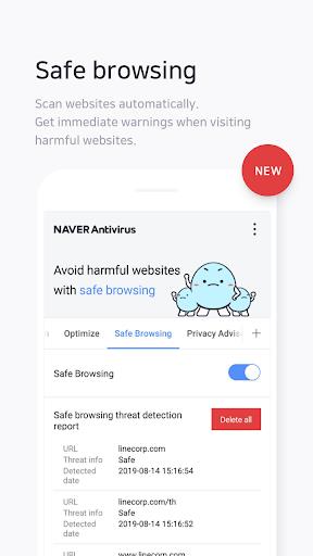 NAVER Antivirus Schermafbeelding 3