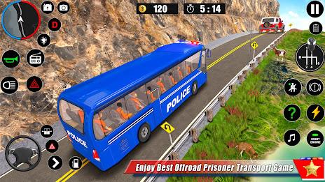 Police Bus Simulator Bus Games Captura de tela 2