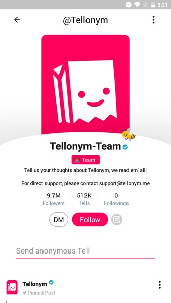 Tellonym: Questions Anonymes Capture d'écran 0