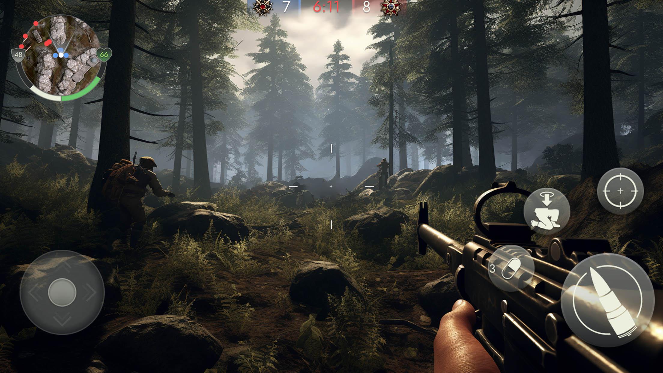 WW2 Frontline 1942: War Game Captura de pantalla 1