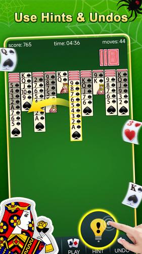 Spider Solitaire Capture d'écran 3