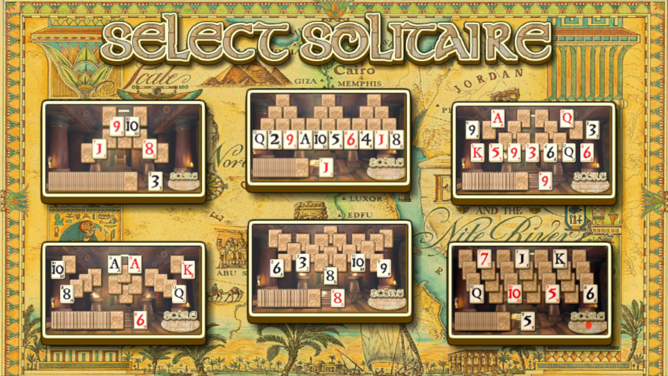 Egypt Solitaire スクリーンショット 1