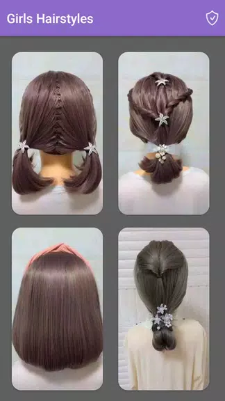 Girls Hairstyles Step By Step ภาพหน้าจอ 1