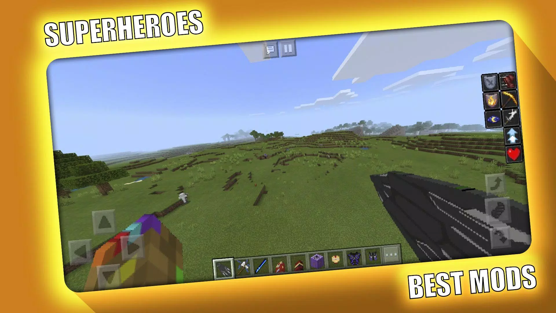 Superheroes Mod for Minecraft  स्क्रीनशॉट 3