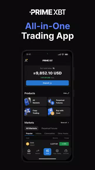 PrimeXBT Trading & Investing Zrzut ekranu 0