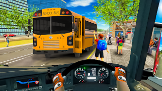 School Bus Transport Simulator Ekran Görüntüsü 1