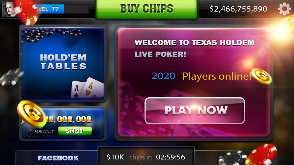 Schermata Spark Poker - Live Texas Holdem Casino 1