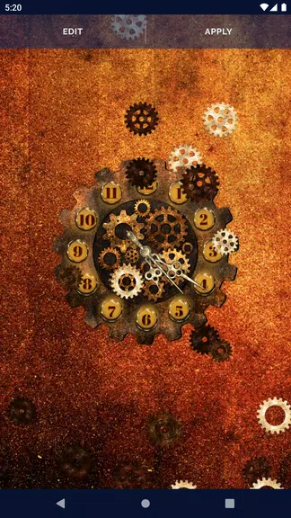 Steampunk Clock Wallpaper應用截圖第3張