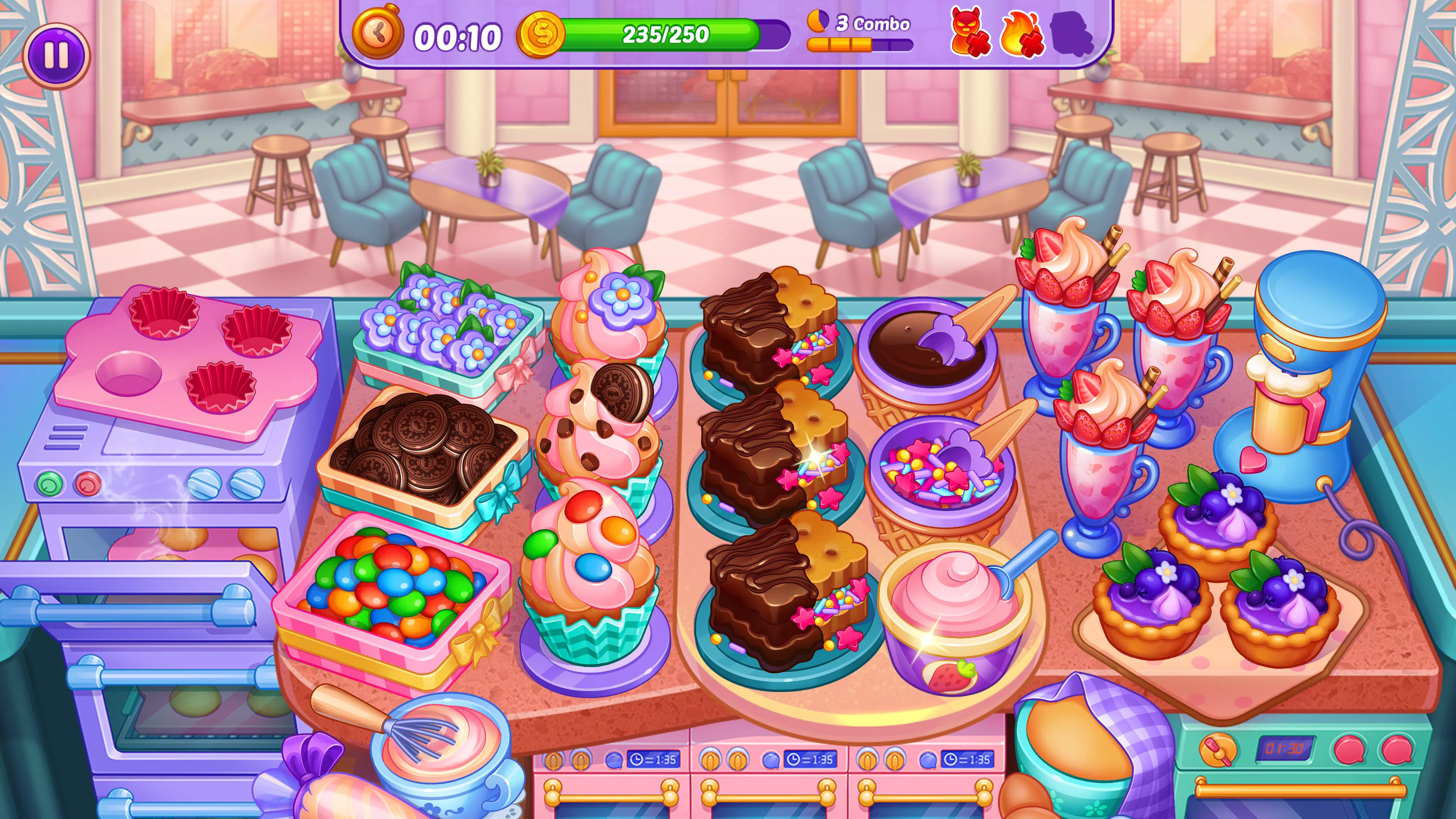 Cooking Crush: juego de cocina Captura de pantalla 2