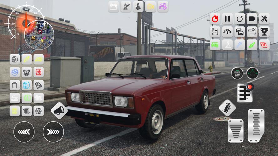Lada 2107 Tuning Russian City应用截图第0张
