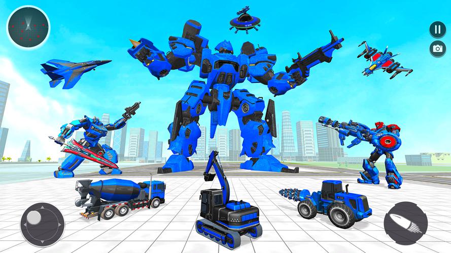 Mech Robot Transforming Game Captura de pantalla 0
