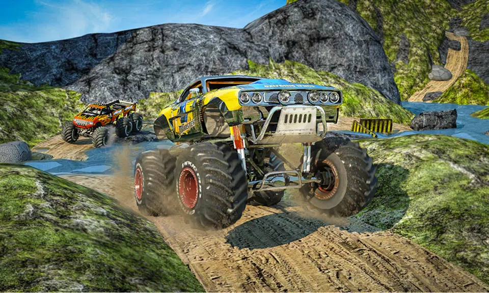 Monster 4x4 Offroad Jeep Stunt Racing 2019 Ảnh chụp màn hình 1