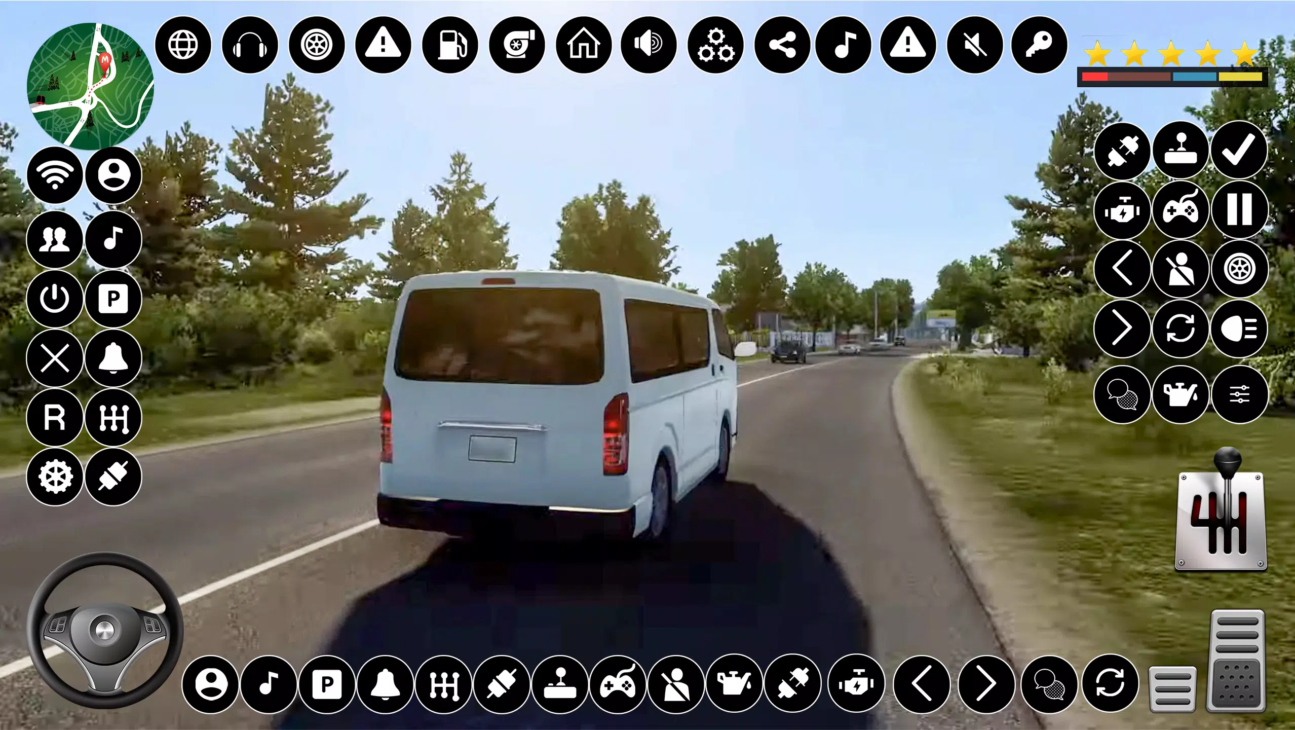 Schermata Car Games Dubai Van Simulator 3