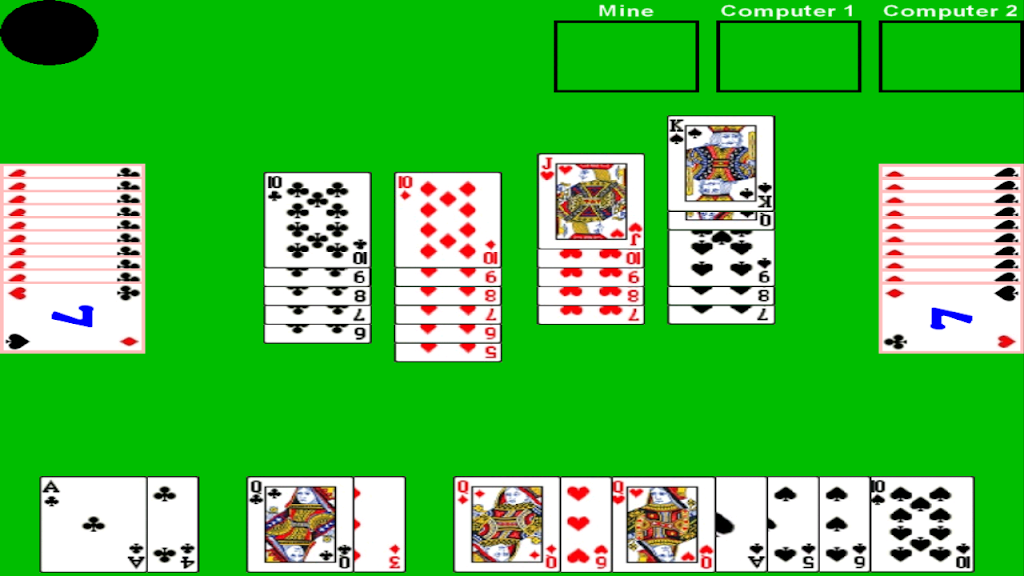 Seven Card Game - Simple and Fun Game Schermafbeelding 2