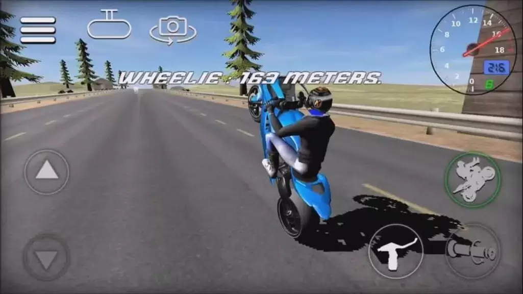 Wheelie Bike 3D game Ekran Görüntüsü 0