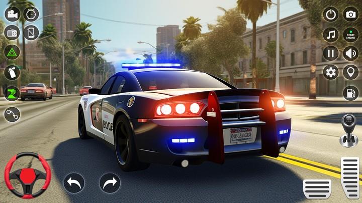 Modern Police Car Parking Game Captura de pantalla 0