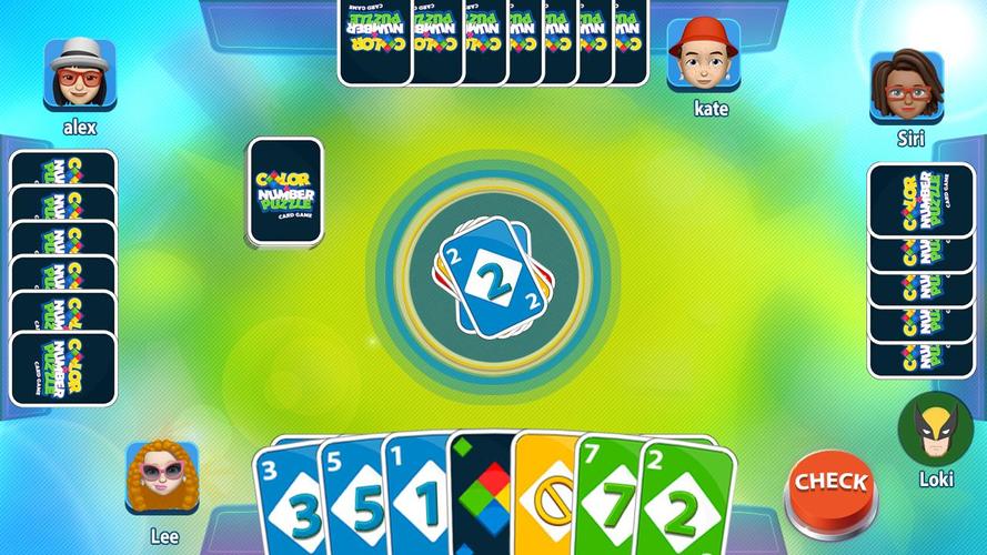 Color & Number - Card Game ภาพหน้าจอ 1