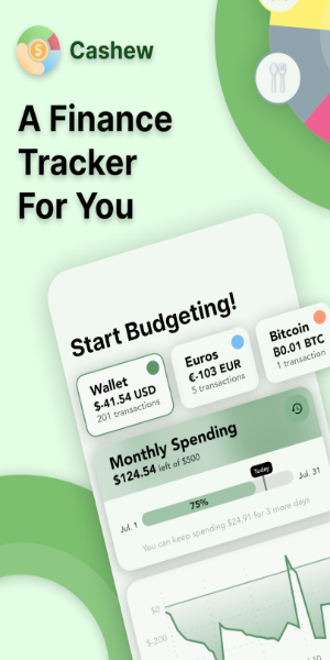 Cashew—Expense Budget Tracker Screenshot 1