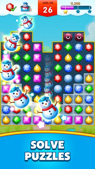 Jewels Legend - Match 3 Puzzle ภาพหน้าจอ 1