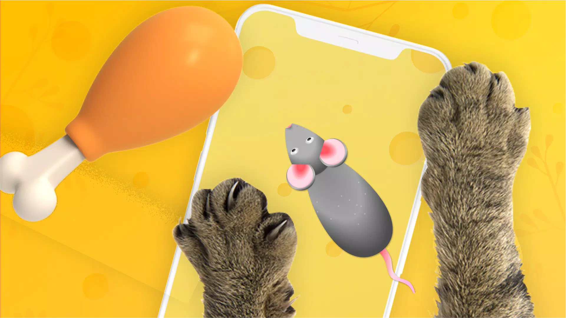 Juego para gatos: ratón gato Captura de pantalla 0