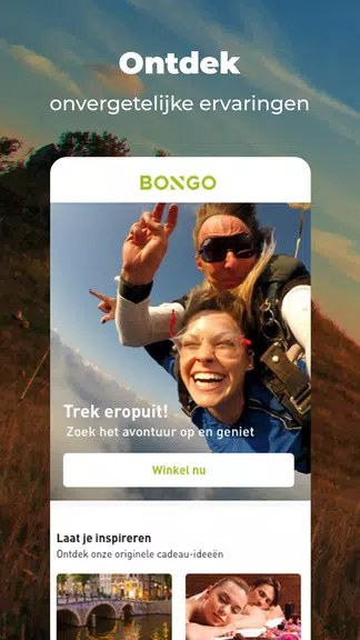 Bongo: Reserveer je cadeaubon Captura de tela 0