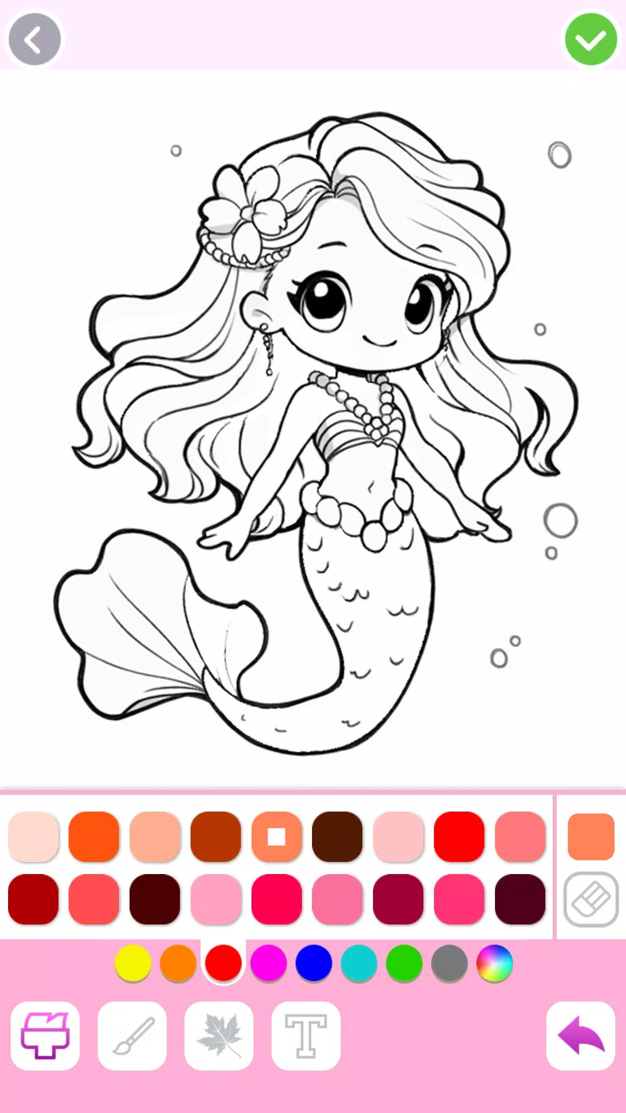 Mermaid Coloring:Mermaid games Zrzut ekranu 3