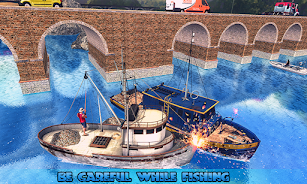 Big Fishing Ship Simulator 3D Captura de tela 2