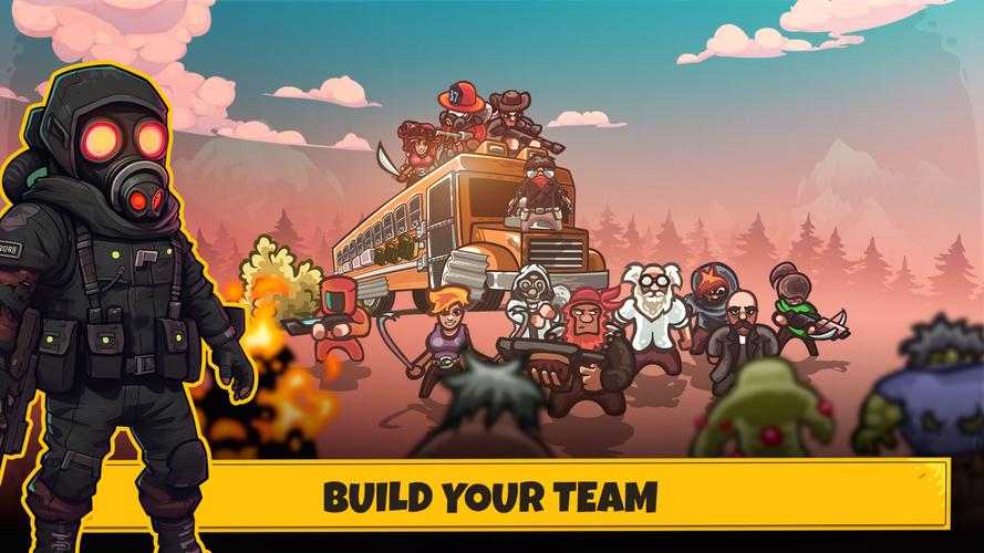 Dead World Heroes: Zombie Rush Schermafbeelding 0