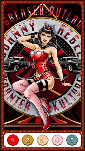 Retro Style Coloring Games Captura de tela 3