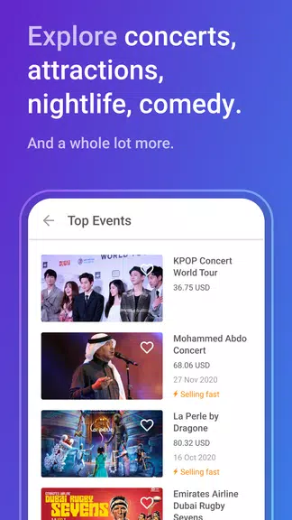 Platinumlist: Events & Tickets Ảnh chụp màn hình 2
