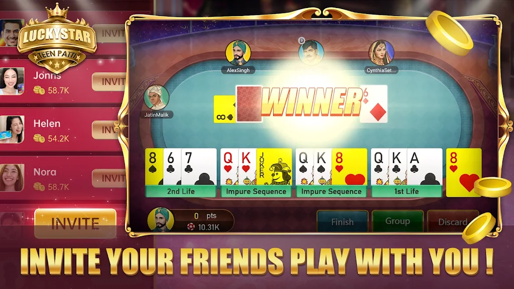 TeenPatti LuckyStar ဖန်သားပြင်ဓာတ်ပုံ 1