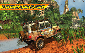 Offroad Jeep Driving Simulator Schermafbeelding 0