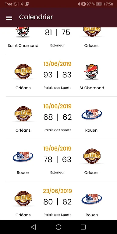 Orléans Loiret Basket - OLB Tangkapan skrin 2