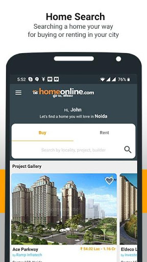 Homeonline - Property Search & Real Estate App ภาพหน้าจอ 1