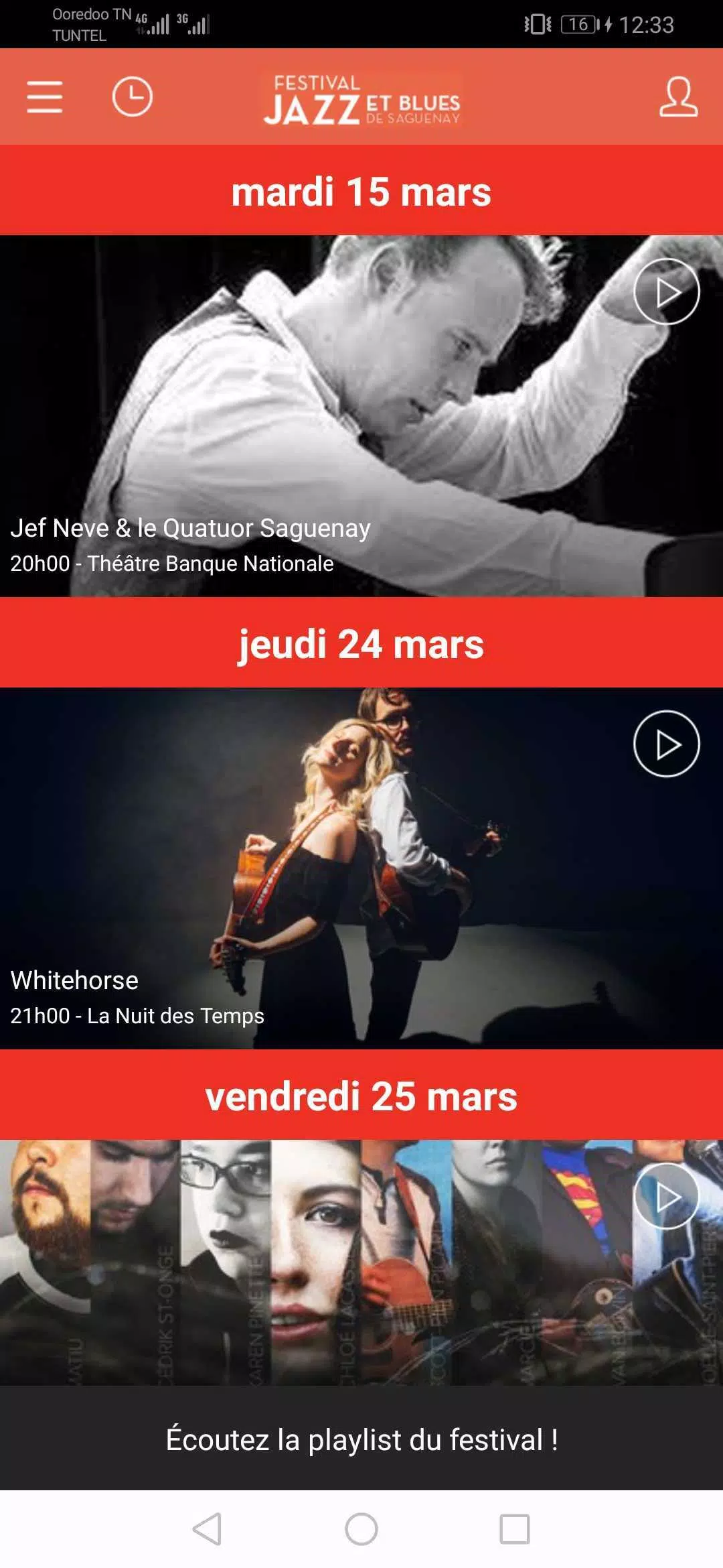 Festival Jazz & Blues Saguenay Zrzut ekranu 0